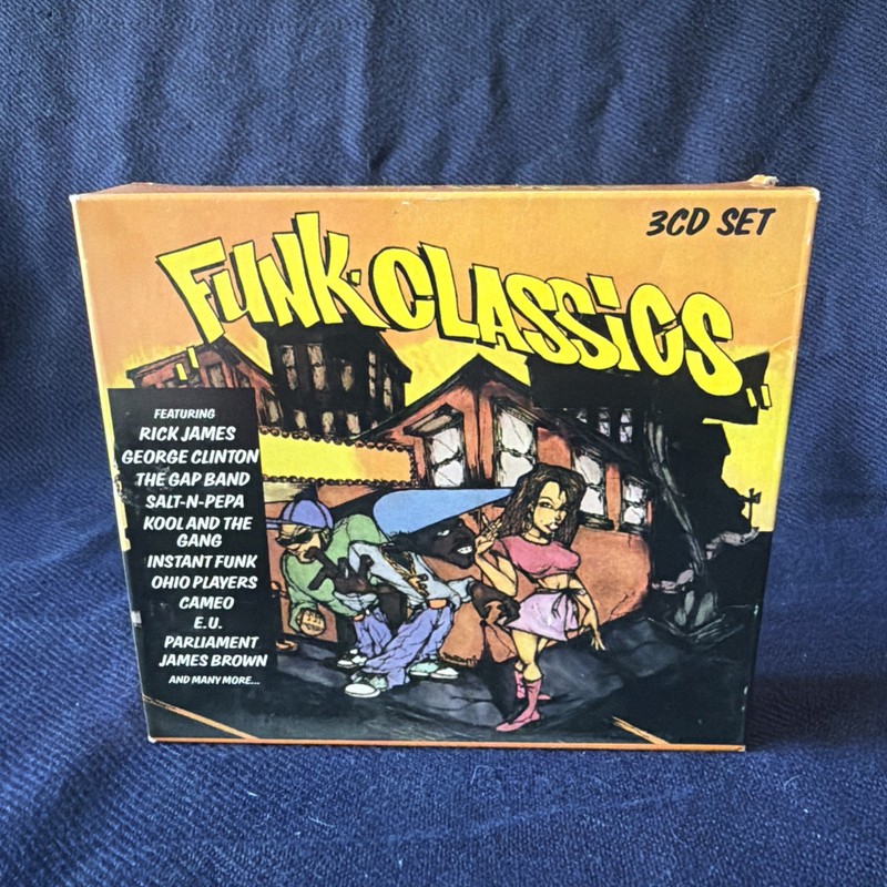 Funk Classics 3 CD Box Set Rebound Records Brand New Factory Sealed 1970s 1980s