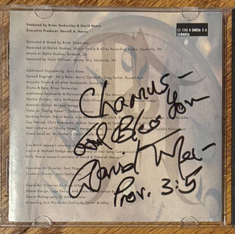 Once in a Lifetime by David Meece, CD (1993, Star Song) SIGNED COPY! gallery