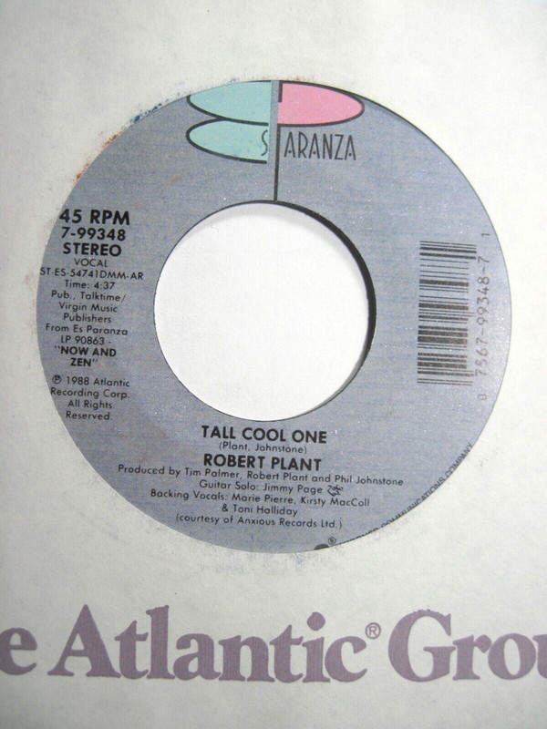 ROBERT PLANT * 45 * Tall Cool One * 1988 * USA ORIGINAL * MINT UNPLAYED ! * NOS