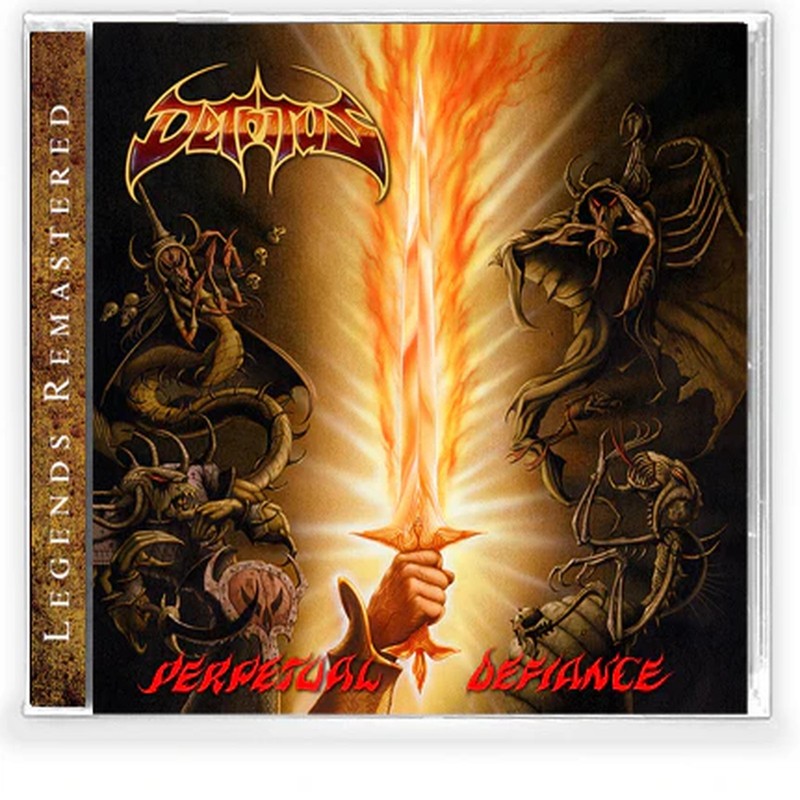DETRITUS -PERPETUAL DEFIANCE + TASTE OF REALITY DEMO (Legends Remastered) NEW CD