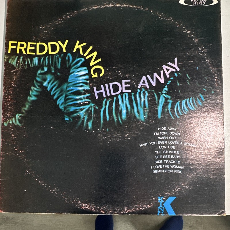 Freddy King Hide Away King 12″ Black Vinyl LP Blues 1976 Stereo KS-1059