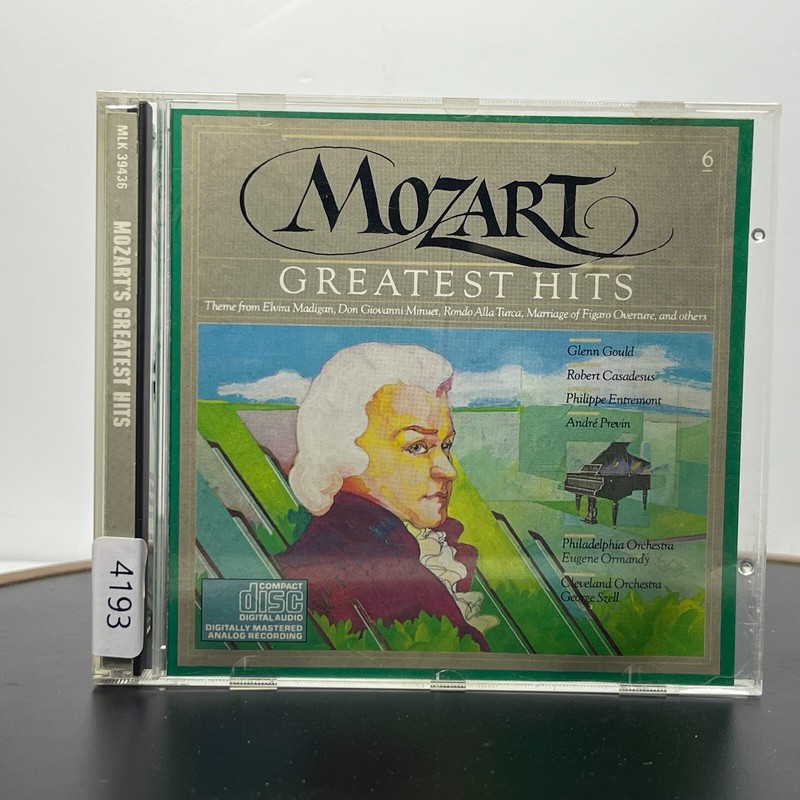 Mozart’s Greatest Hits (CD, CBS Records)