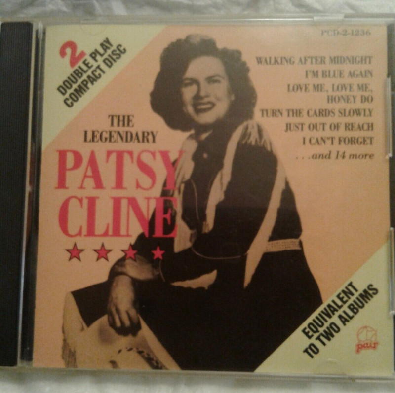 The Legendary Patsy Cline, 1988 Pair Records, CD, DPCD, over 47 Min