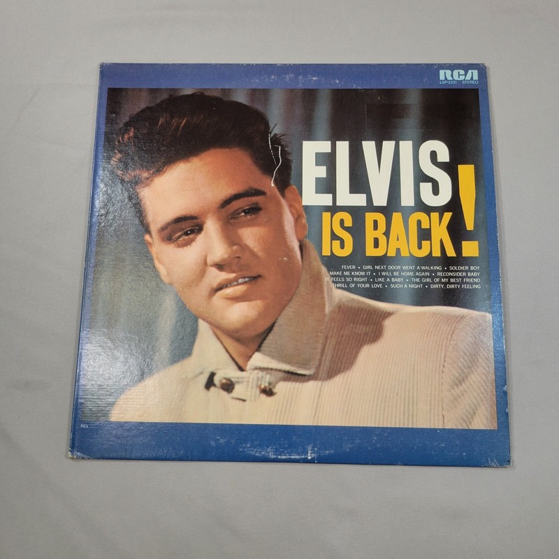Elvis Presley – Elvis Is Back! LP 12″ Vinyl Record