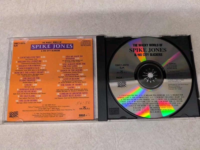 The Wacky World of Spike Jones & His City Slickers CD - 1982 *Buy 2 Get 1 Free* gallery