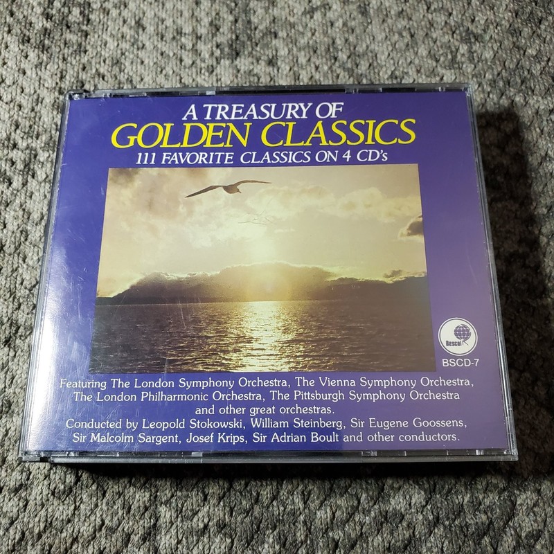 A Treasury of Golden Classics 4 CD Set Bescol Orchestral Classical BSCD-7