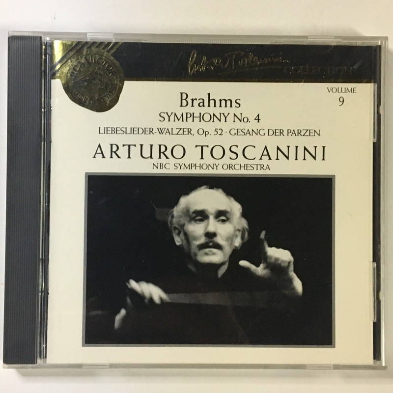 BRAHMS Symphony 4 ARTURO TOSCANINI Collection Vol 9 CD 1999 RCA Victor Gold Seal