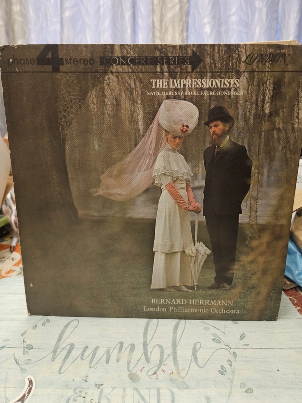 BERNARD HERRMANN THE IMPRESSIONISTS LP RECORD