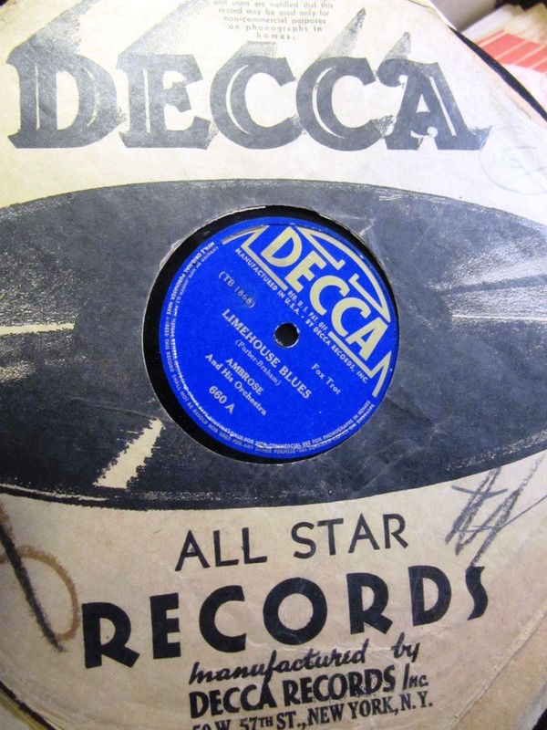 1935 AMBROSE & his Orch British Swing LIMEHOUSE BLUES / Memphis Blues DECCA 660