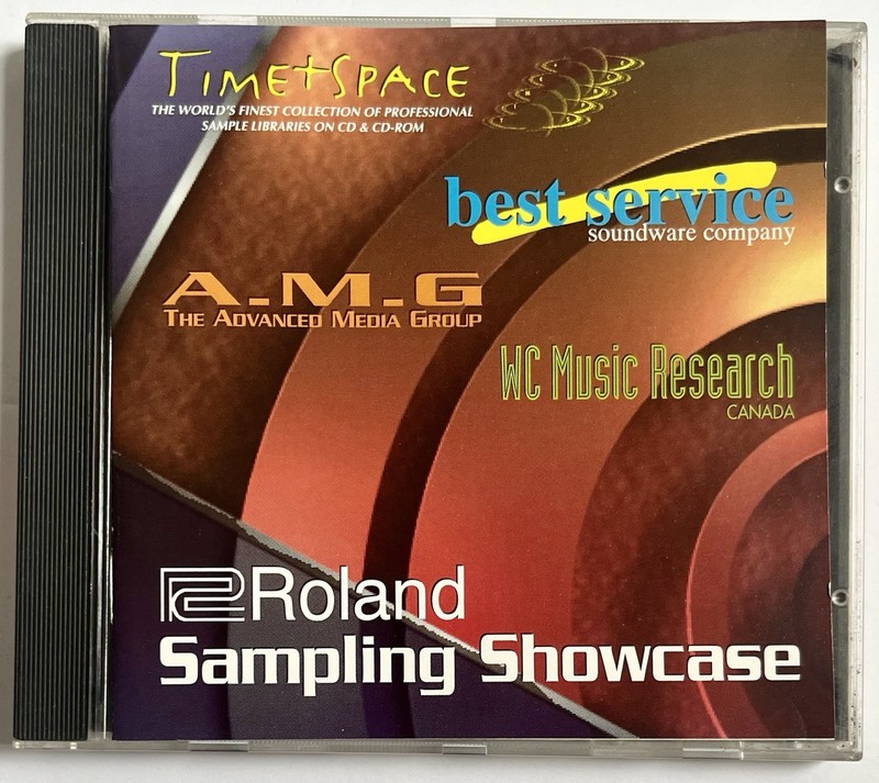 Roland Sampling Showcase RARE CD / CD-Rom Sample Library Like New