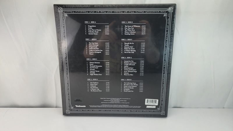 Skyrim Ultimate Edition Soundtrack Vinyl Record 4 LP Paarthurnax Box Set OST VGM gallery