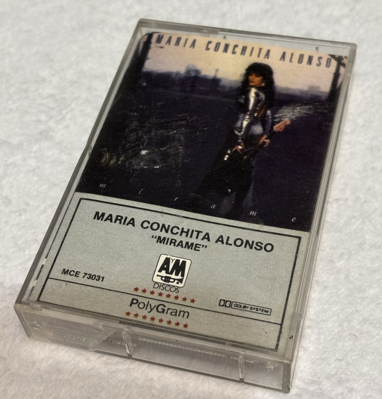 MARIA CONCHITA ALONSO Mirame (1987) || Cassette Tape || A&M RECORDS