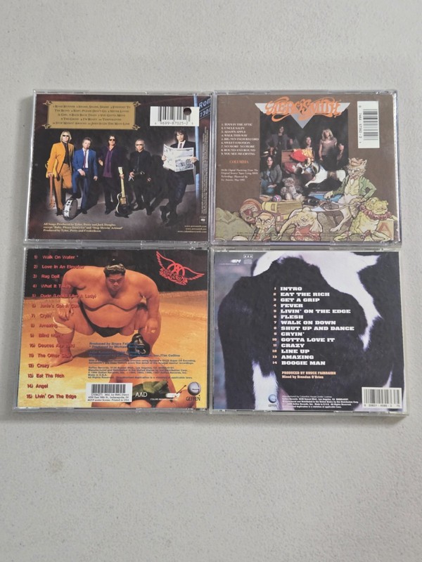 AEROSMITH CD Lot of 4 - Big Ones, Toys In The Attic & More - Classic Rock gallery