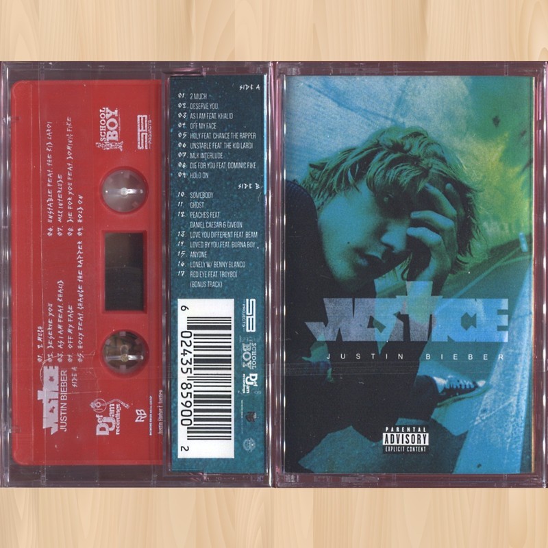 +1 BONUS TRACK—- JUSTIN BIEBER Justice CASSETTE Red Eye (feat. TroyBoi) 0307