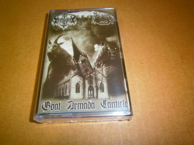 IRONGOAT / RAVENDARK’S MONARCHAL CANTICLE – Goat Armada Canticle. Split Tape