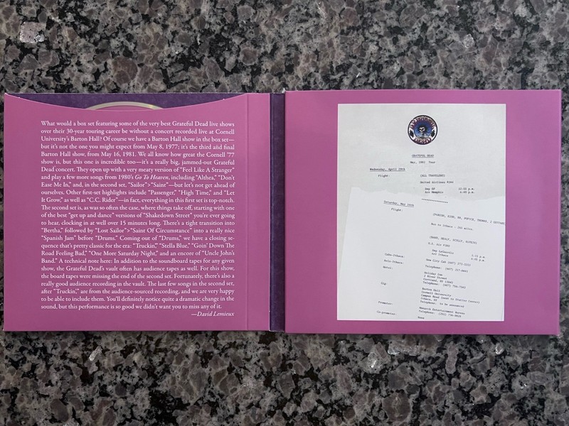Grateful Dead 30 Trips Around The Sun 1981 Cornell Ithaca New York 5/16/81 3 CD gallery