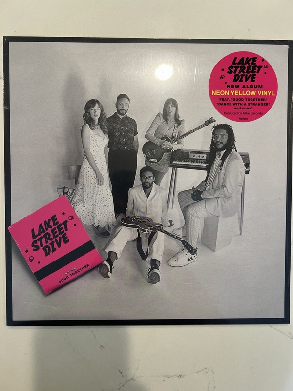 SIGNED LAKE STREET DIVE - Good Together Neon Yellow Vinyl LP AUTOGRAPHED #1 gallery