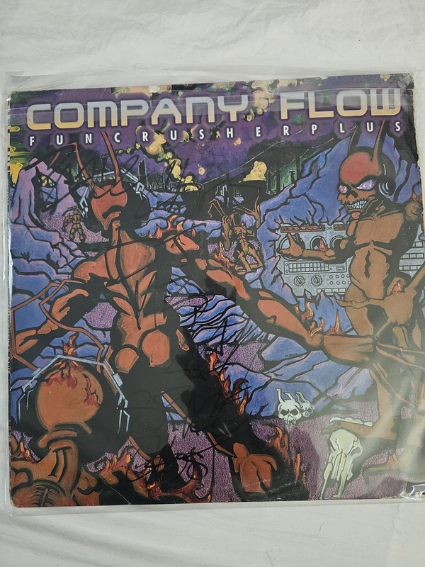 Funcrusher Plus by Company Flow (Record, 1997) Signed By Mr Len