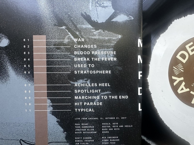 Mutemath Play Dead Live Vinyl LP - Colored Black White Vinyl gallery