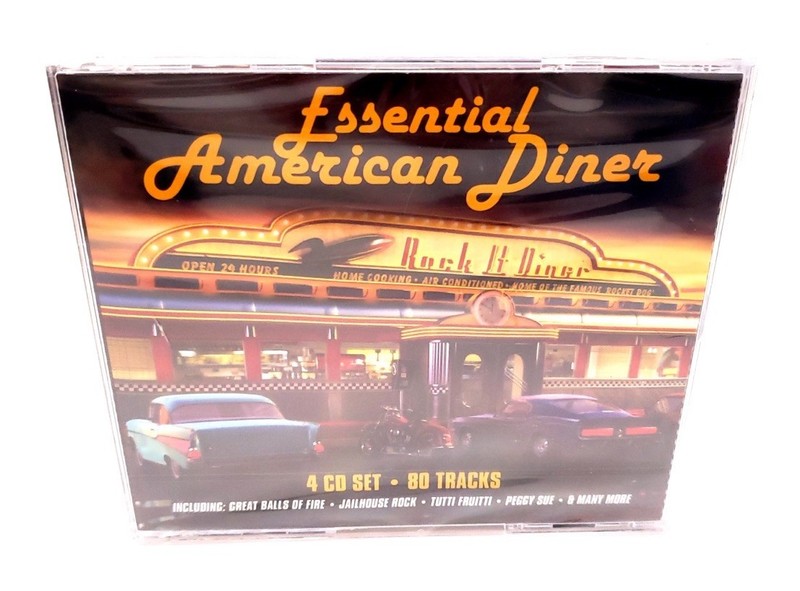 Essential American Diner CD 4-Disc Set 80 Tracks Oldies Rock N Roll Classics NEW