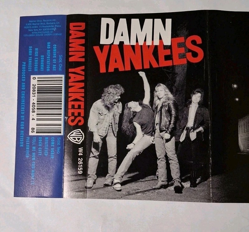 Damn Yankees - Self Titled (Cassette 1990 Warner Bros) W4 26159 gallery