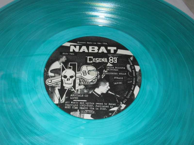 NABAT Cesena 83 LP Italy Punk Oi! Green Clear Vinyl w/Poster gallery