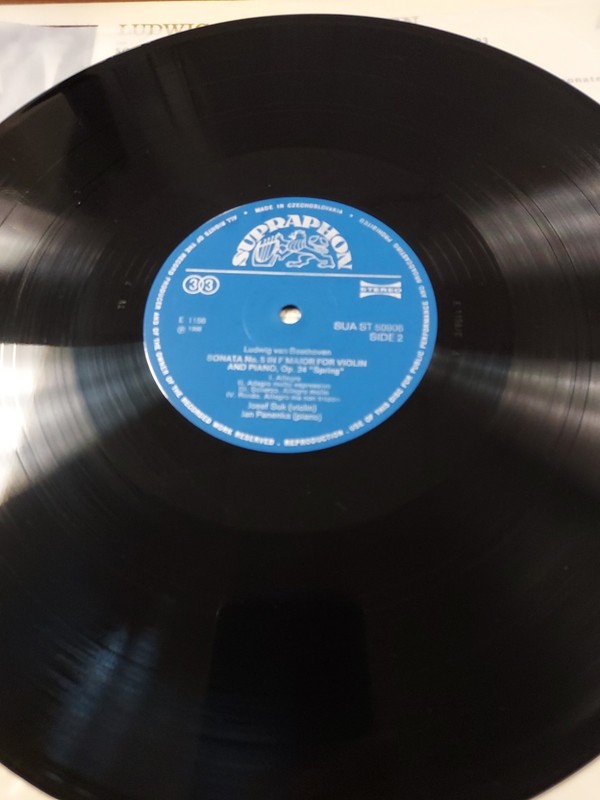 JOSEF SUK/JAN PANENKA*BEETHOVEN SONATAS*VINYL IMPORT SUPRAPHON 50 906G NM/VG+ gallery