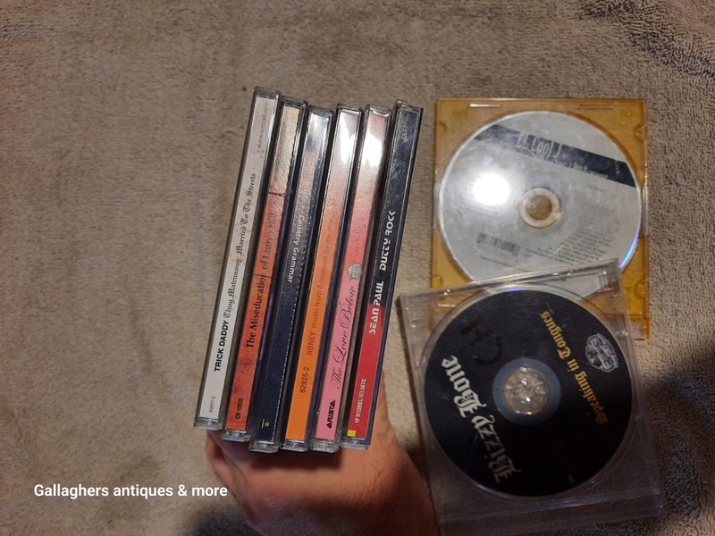 8 CD LOT 90s rap R&B Bizzy bone LL Cool J Ludacris Nelly Trick Daddy Lauren Hill gallery