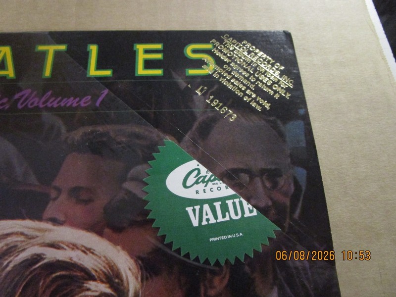 BEATLES Rock N Roll Music Vol.1 PROMO GREEN BUDGET LP New! Sealed! 1980 Capitol gallery