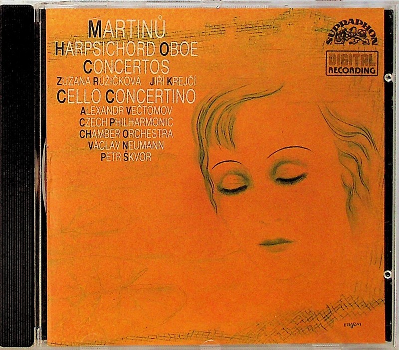MARTINU Harpsichord Oboe Concertos – Cello Concertino RUZICKOVA/VECTOMOV etc CD