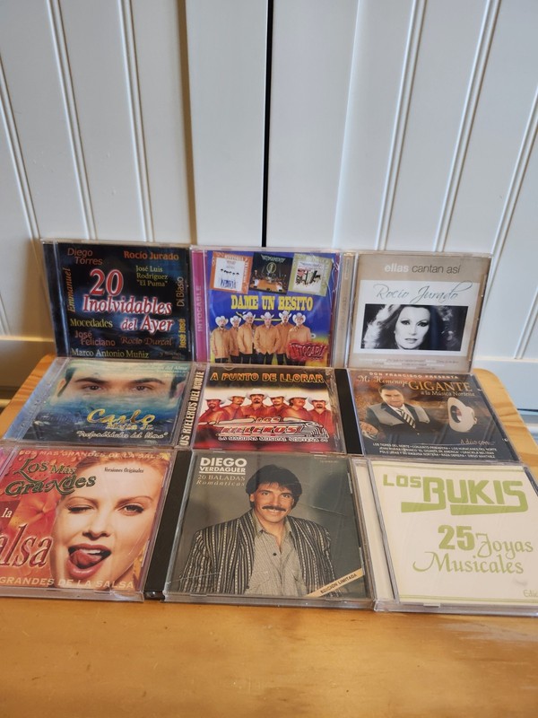 18 Cd Lot Latin Music Diego Verdaguer & More