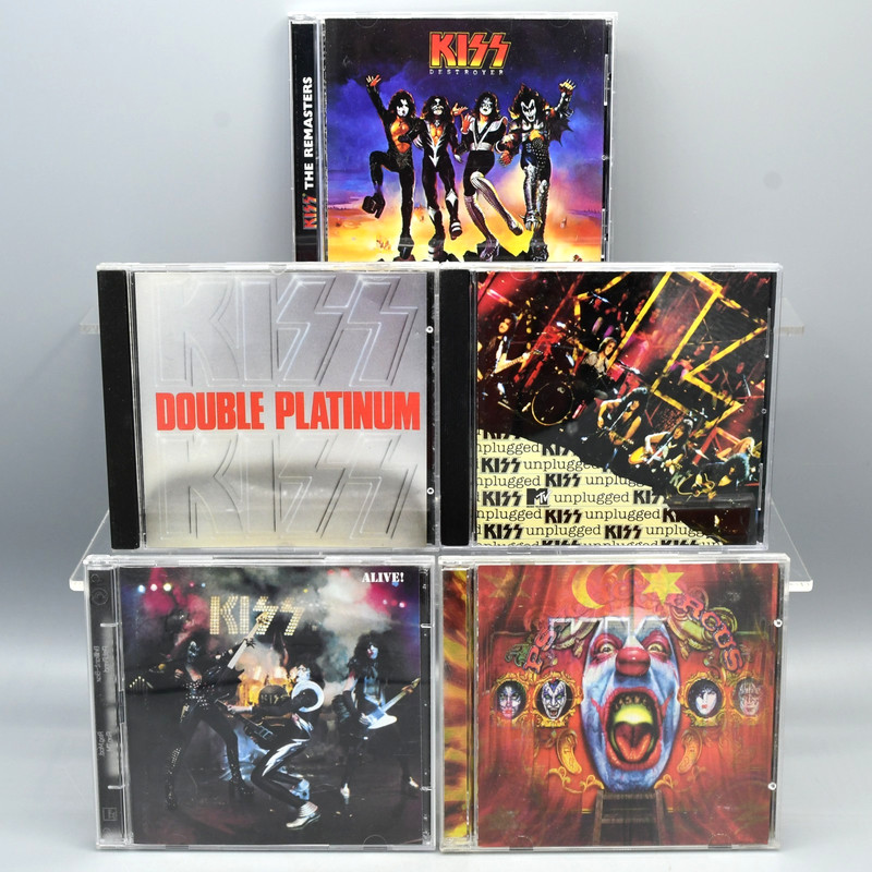 KISS CD Lot Alive! Psycho Circus MTV Unplugged Destroyer Double Platinum TESTED