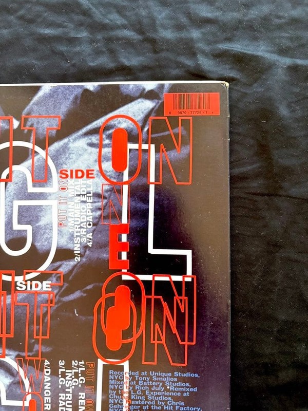 Big L Put It On 12 Inch 1995 US Original Columbia 44 77728 Hip Hop Vinyl Single gallery
