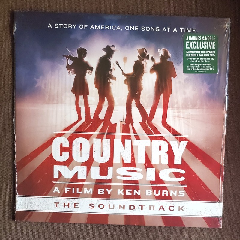 Ken Burns Country Music soundtrack 2xLP Red White and Blue NUMBERED SIGNED COA