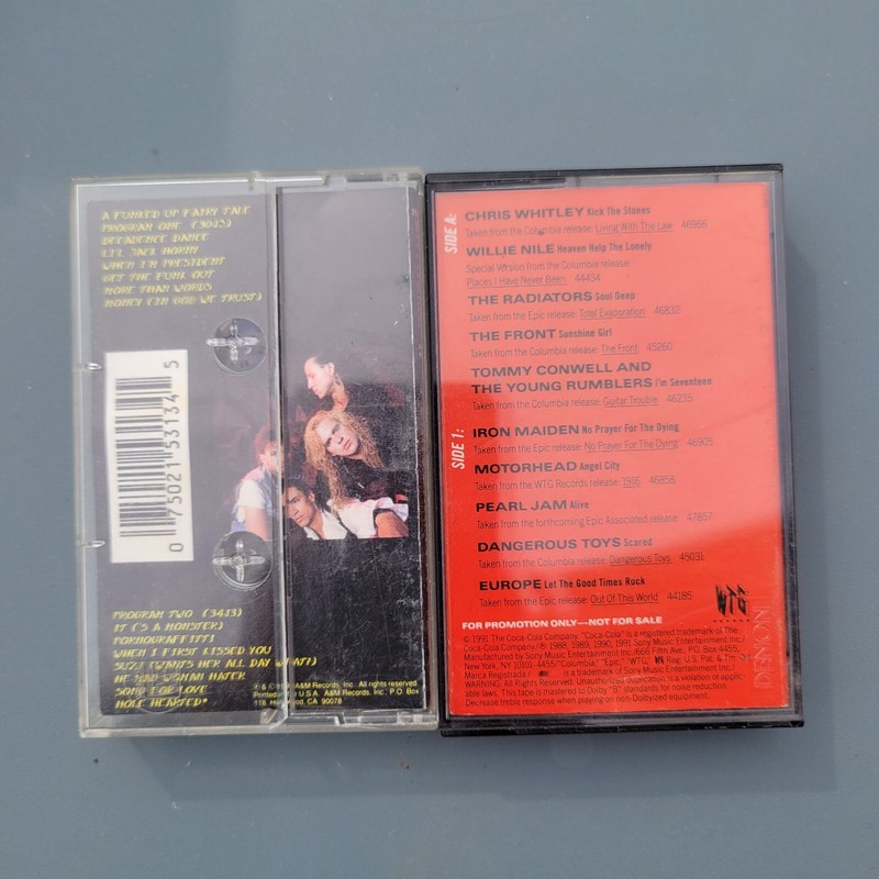 Lot of 14 Multiple Genre Music 60s & 70s Cassette Tapes Kiss, Whitesnake, Empire gallery