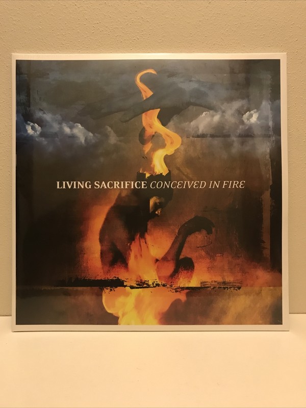 Living Sacrifice Conceived In Fire 2xLP Colored Royal Blue White Neon Orange
