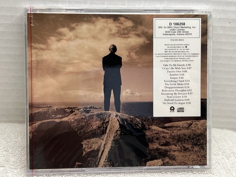New/The Cranberries/No Need To Argue CD 1994 Alternative/1990s Grunge Zombie gallery