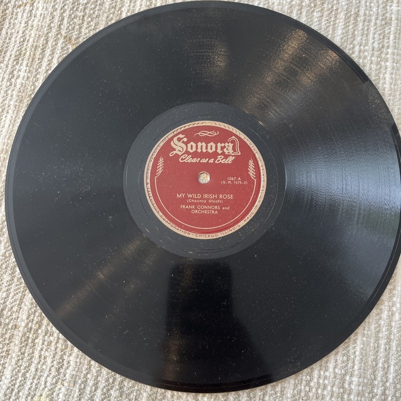 Frank Connors I’ll Take You Home Again/ My Wild Irish Rose Sonora 1067
