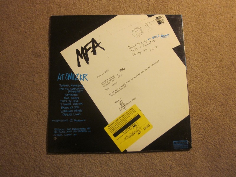 Big Black Atomizer 1992 Touch and Go NM gallery