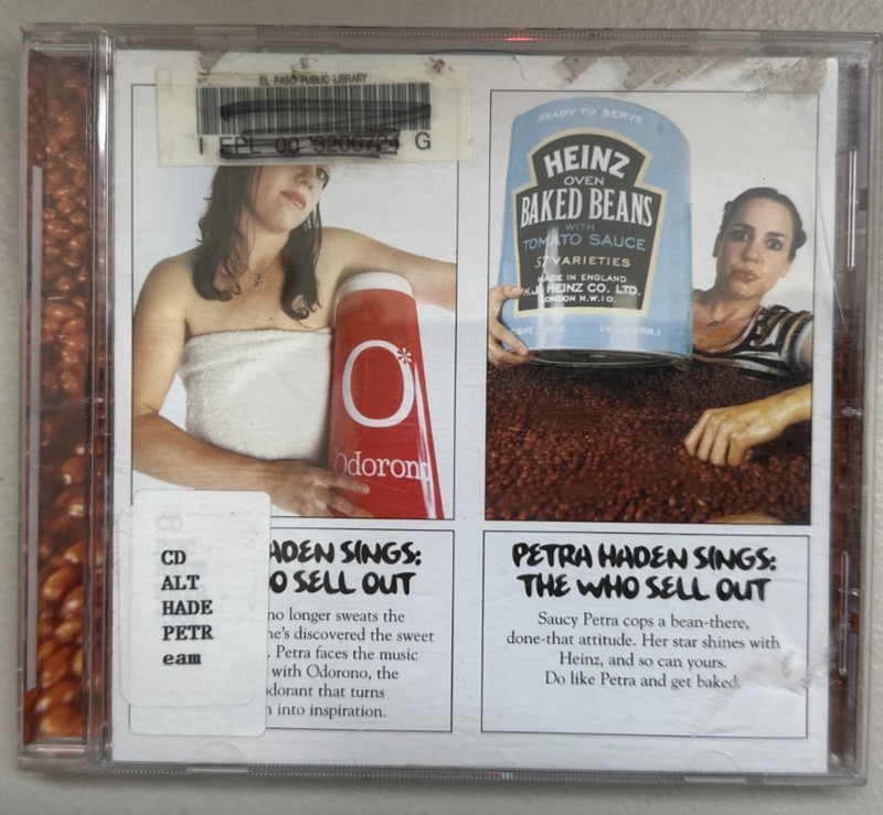 Petra Haden – Sings: The Who Sell Out (2005 CD) – Acceptable, Ex‑Library Cond.
