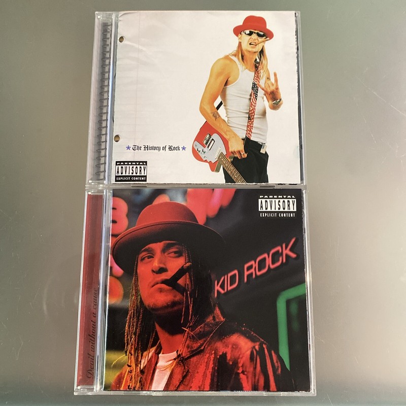 Kid Rock 2 💿 LOT: The History of Rock & Devil Without A Cause PA VG+