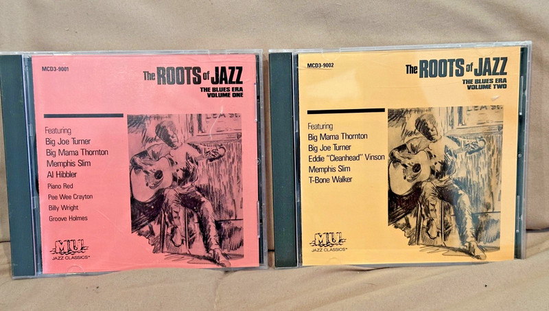 The Roots of Jazz: The Blues Era Vols. One & Two – mint discs live jump blues+