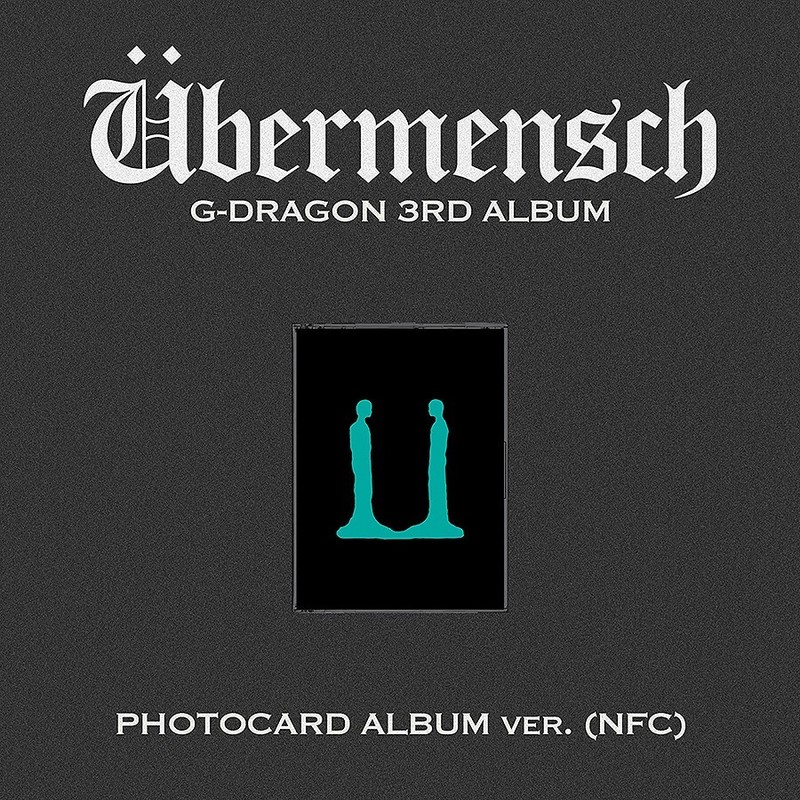 BIGBANG G-DRAGON UBERMENSCH 3rd Album PHOTO CARD NFC Ver/NFC+8 Card+Message Card