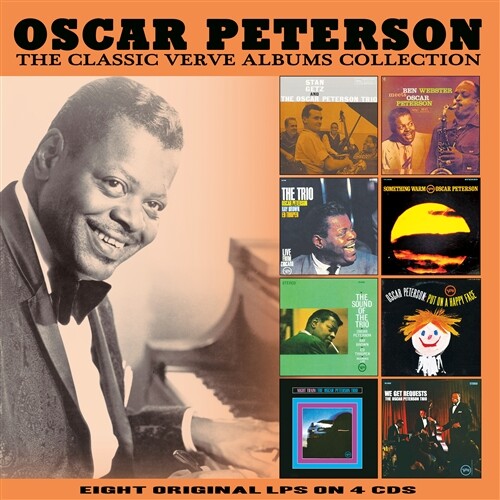 OSCAR PETERSON – THE CLASSIC VERVE ALBUMS COLLECTION New Audio 4 CD Set 8 Albums