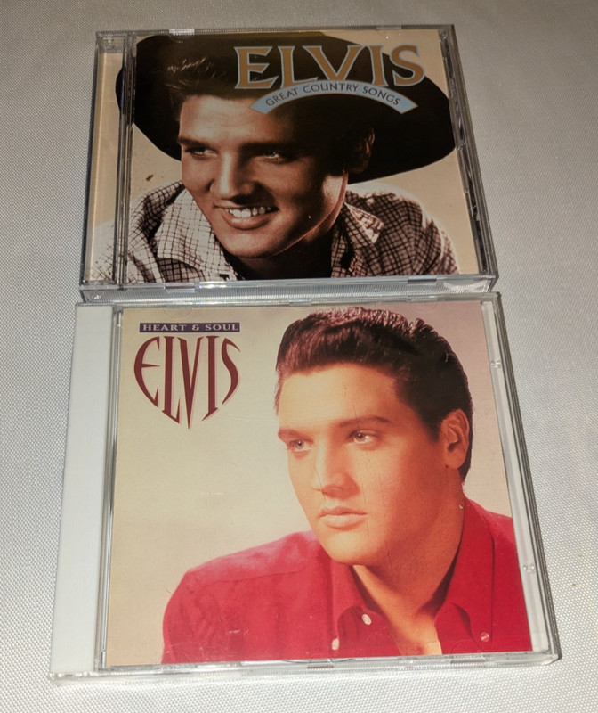 Elvis Presley Heart and Soul(CD) NEW Great Country Songs(CD) Like New