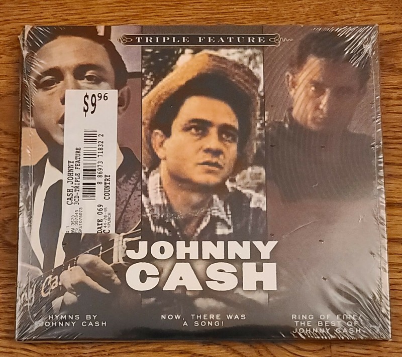 Triple Feature: Johnny Cash Hymns/Now There Was a Song/Ring of Fire 3CD Set NEW