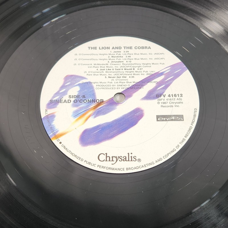 Sinead O'Connor The Lion And The Cobra Vinyl LP (1987 US) G+ BFV41612 Chrysalis gallery