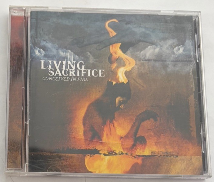 Living Sacrifice Conceived in Fire CD 2002 Solid State Christian Metal Very Good