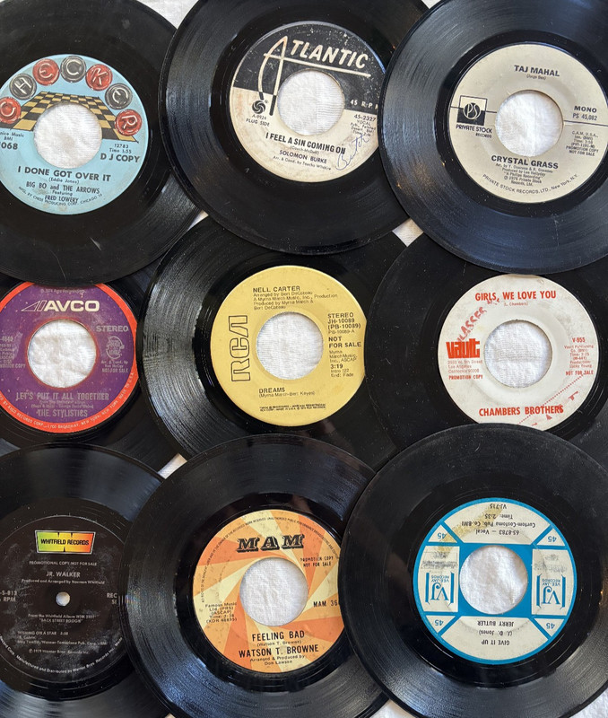 soul/funk LOT OF NINE ALL PROMOS LOT #88