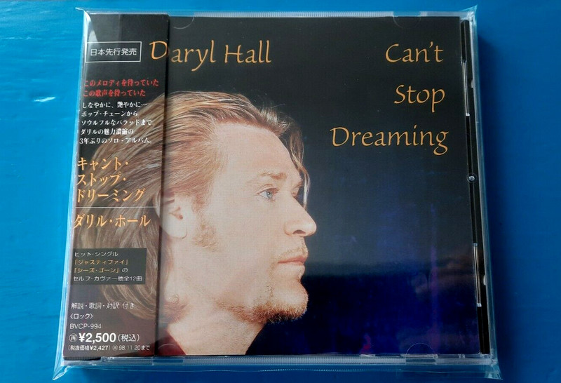 Can’t Stop Dreaming by Daryl Hall (CD, BMG JAPAN, +OBI, Nov-1997)